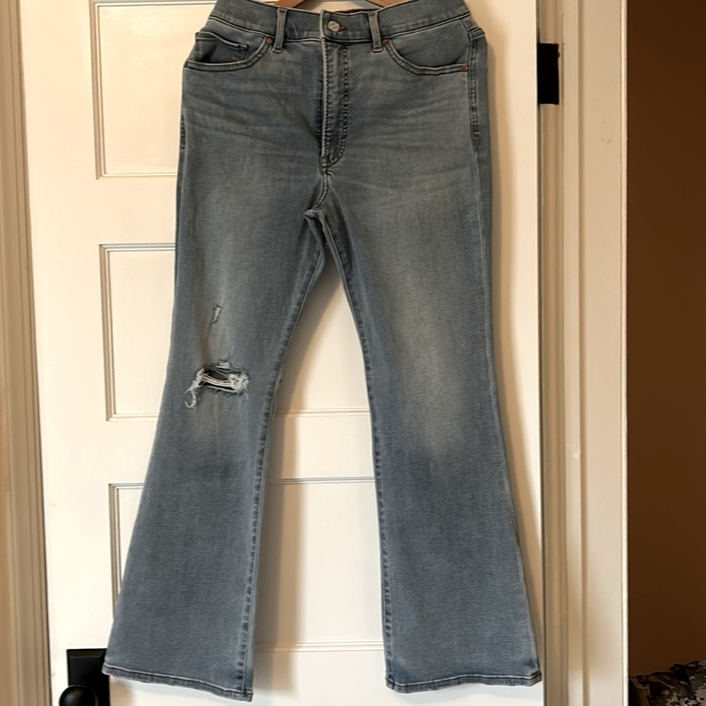 Jeans boot cut mid rise by Express size 10 short